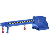 eurokraft pro Teleskopski nakladalnik, petkratna nastavitev višine, nosilnost 650 - 3000 kg, teleskopski izvlek, modro lakiranje | Shoptok.si