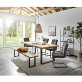 Cantus nihajni stol, kovina, tekstil siva | Shoptok.si