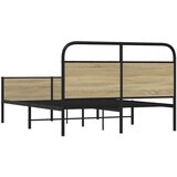 vidaXL Okvir kreveta bez madraca boja hrasta sonome 140x200 cm drveni | shoptok.hr