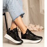 Gemre Black sneakers with holographic element Elaiza | Shoptok.si