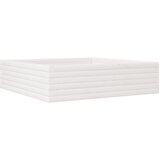Maison Chic Vrtno cvetlično korito - Cvetlični Lonec belo 90x90x23 cm trdna borovina, (21789910) | Shoptok.si