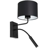  Zidna lampa ARDEN 1xE27/60W+1xG9/8W/230V crna/bela | Eponuda.com
