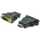 HDMI/DVI adapter [1x HDMI-utikač <=> 1x DVI-utičnica 24+5pol.] crn
