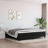  Box spring posteljni okvir črn 200x200 cm blago, (20737153) Cene