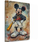  Slika STREET MICKEY na platnu | Poslikana struktura | Shoptok.si