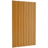 Krovni panel 36 pcs Prirodna 80 x 45 cm Pocinčani čelik | shoptok.hr