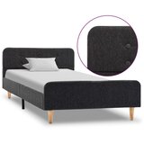 vidaXL Posteljni okvir temno sivo platno 90x200 cm | Shoptok.si