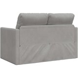  Podni kauč na razvlačenje 2-u-1 svjetlosivi 122x204x55cm baršun | shoptok.hr