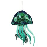  ukrasi za božićno drvce meduza (11 x 4 x 17,5 cm, zelena, poliester, 1 kom.) | shoptok.hr