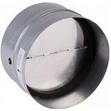 Siccabo okrogla nepovratna kovinska loputa 125 mm 145774 | Shoptok.si
