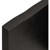 Stolna ploča tamnosmeđa 180 x 40 x (2-4) cm obrađena hrastovina | shoptok.hr