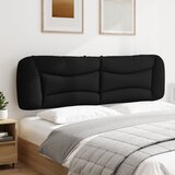  Jastuk za uzglavlje Hvar crni 193 cm od umjetne kože | shoptok.hr