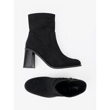 Shelvt Black heeled boots with a classic cut | Shoptok.si