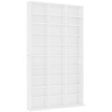 Ormarić za CD-ove bijeli 102x23x177,5 cm od konstruiranog drva | Eponuda.com