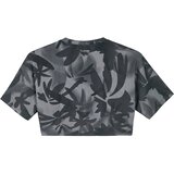 Adidas Majice s kratkimi rokavi SPORT ICONS ALLOVER PRINTED CROPPED T-Shirt Črna | Shoptok.si