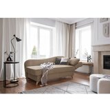 Miuform Smeđe-siva ležaljka od samta (s desnim kutom) Chic Charlotte – | shoptok.hr