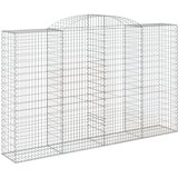 Lučne gabionske košare 9 kom 300x50x180/200cm pocinčano željezo | shoptok.hr