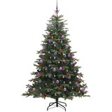 vidaXL Umjetno božićno drvce Zelena 210 cm PVC i Metal i Plastika | shoptok.hr