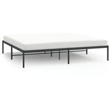 The Living Store Kovinski posteljni okvir črn 193x203 cm - Posteljni Okvir, (21524309) | Shoptok.si