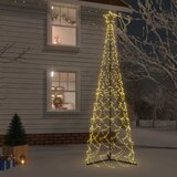  Božićno drvce u češeru toplo bijelo 500 LED dioda 100x300 cm | shoptok.hr