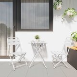  Sklopiva stolica za vrt 2 pcs Bijelo 42 x 52 x 82cm | shoptok.hr