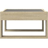  Stolić s beskonačnim LED svjetlima boja hrasta 50x53x30 cm | Eponuda.com