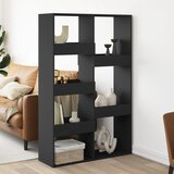 Furnova Pregrada za prostor črna 100x33x155,5 cm inženirski les, (21932090) | Shoptok.si