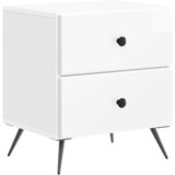  Noćni ormar Bijela visokog sjaja 43 x 34,5 x 47,5 cm | shoptok.hr