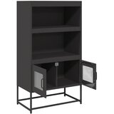  Visoka ploča crna 68x39x123 cm čelik | Shoptok.si