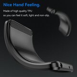 Techsuit Carbon Silicone ovitek za Motorola Edge 40 Neo - črna | Shoptok.si