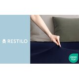 DecoKing Plahta s gumom Amber 100-120x200 cm, tamnoplava | shoptok.hr