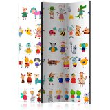 Artgeist PARAVAN 135/172/3 cm večbarvno, bela | Shoptok.si