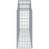  Gabionska košara s lukom 200x50x100/120 cm pocinčano željezo | shoptok.hr