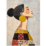 Styler Slika s ručno oslikanim elementima 70x100 cm Mae – | shoptok.hr