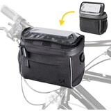 Wozinsky Navigacijska torba za krmilo z naramnico, črna, (21228012) | Shoptok.si