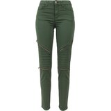 Urban Classics Women's stretch biker trousers - olive Cijene