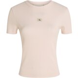 Calvin Klein Jeans Majica bež / puder / črna | Shoptok.si