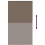 Rolo zavjesa za zamračivanje boje kave 125x210 cm Širina tkanine 121,6 cm Poliester | shoptok.hr