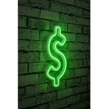 Wallity Dekorativna LED rasveta Dollar Sign, 19x39x2cm, Zelena | ePonuda.com