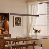  Immax NEO 07300L-LED prigušiva luster na sajli MADEIRA 26W/230V Wi-Fi Tuya 122 cm, orah | Eponuda.com
