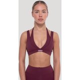 GymBeam Sportski grudnjak Flow Wine XS Cene