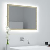  LED kupaonsko ogledalo boja hrasta sonome 60x8,5x37 cm akrilno | shoptok.hr