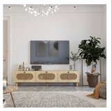 Hanah home tv polica elena sapphire oak rattan | ePonuda.com