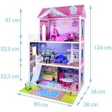  Velika LED drvena kućica za lutke | shoptok.hr