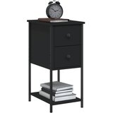  Noćni ormarići 2 kom crni 32 x 42 x 70 cm konstruirano drvo | shoptok.hr