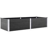  Posuda za sadnju 250 x 50 x 91 cm WPC siva | shoptok.hr