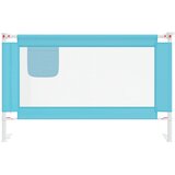  Sigurnosna ograda za dječji krevet plava 120 x 25 cm od tkanine | shoptok.hr