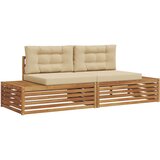  Set vanjskih sofa s jastukom 6 Komad Prirodna i bež | shoptok.hr