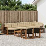  Set vanjskih sofa 9 kom. Prirodna i bež | shoptok.hr