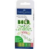 Faber-Castell flomasteri za crtanje pitt art pen 6/1 lettering 267117 | Eponuda.com